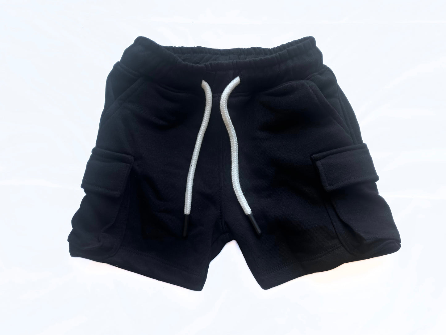Black Cargo Shorts
