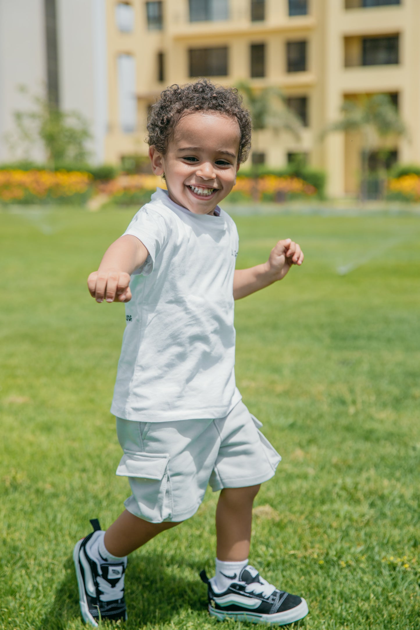 Light Grey Cargo Shorts