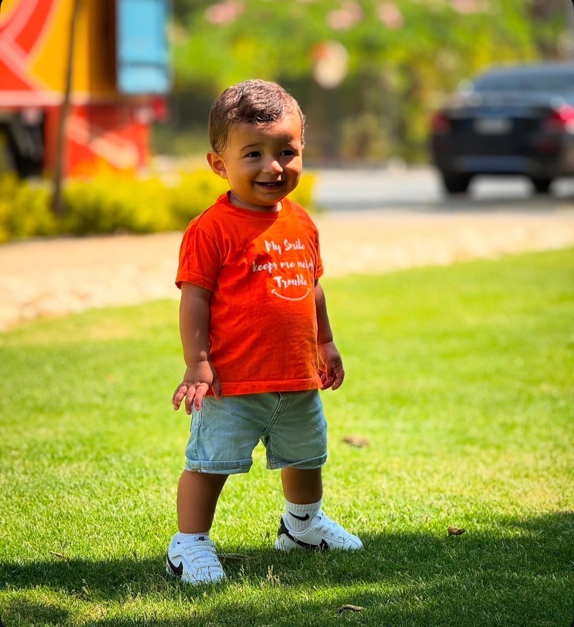 My smile keeps me out of trouble Tshirt